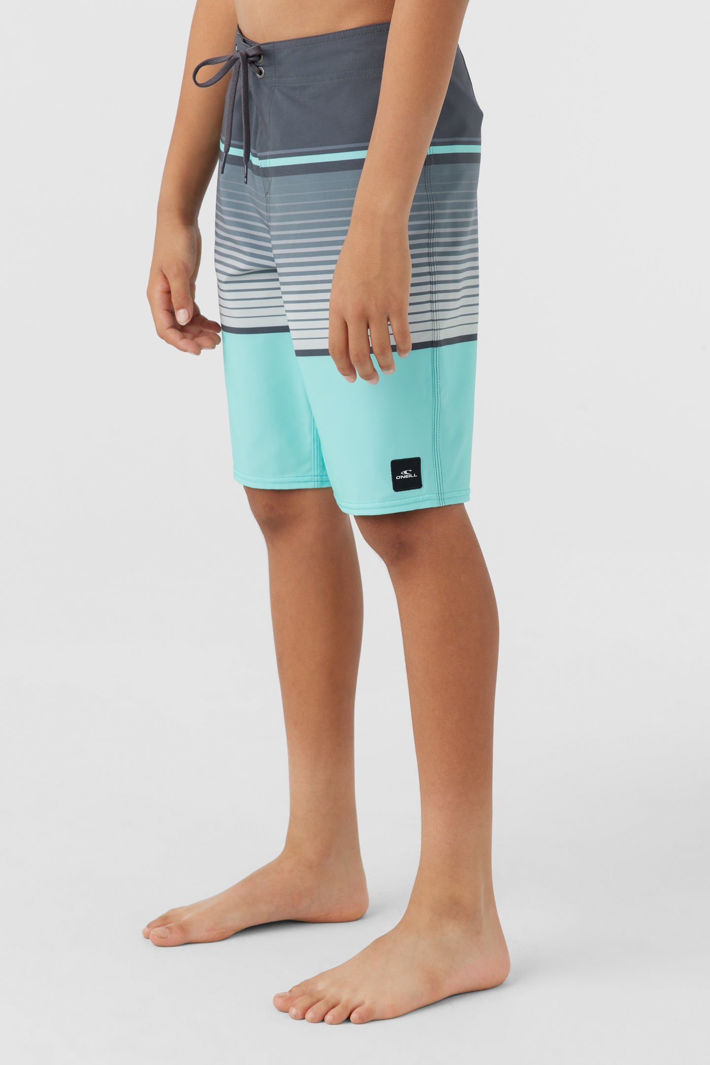 BOY'S LENNOX STRIPE 18" BOARDSHORTS