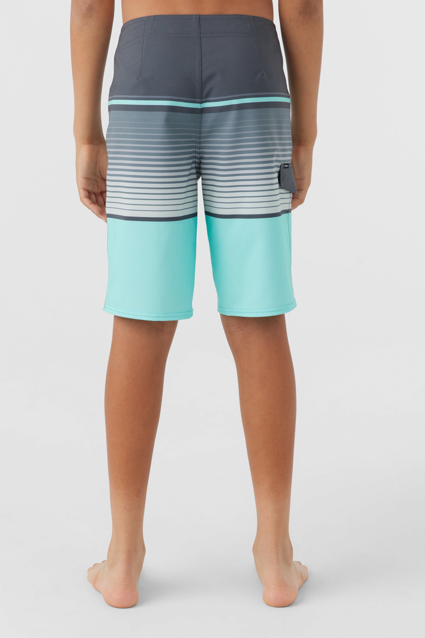 BOY'S LENNOX STRIPE 18" BOARDSHORTS