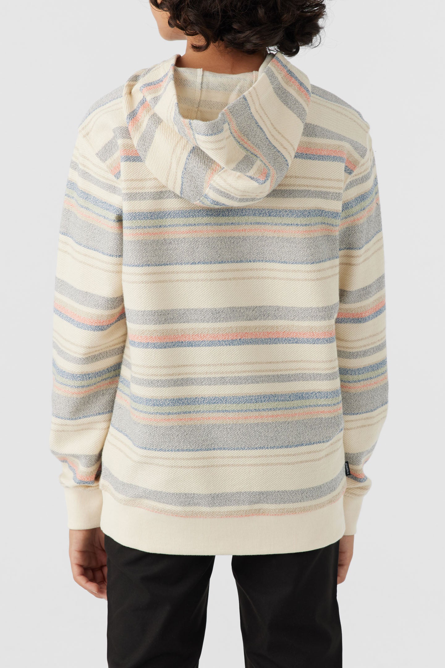 BOY'S BAVARO STRIPE PULLOVER FLEECE