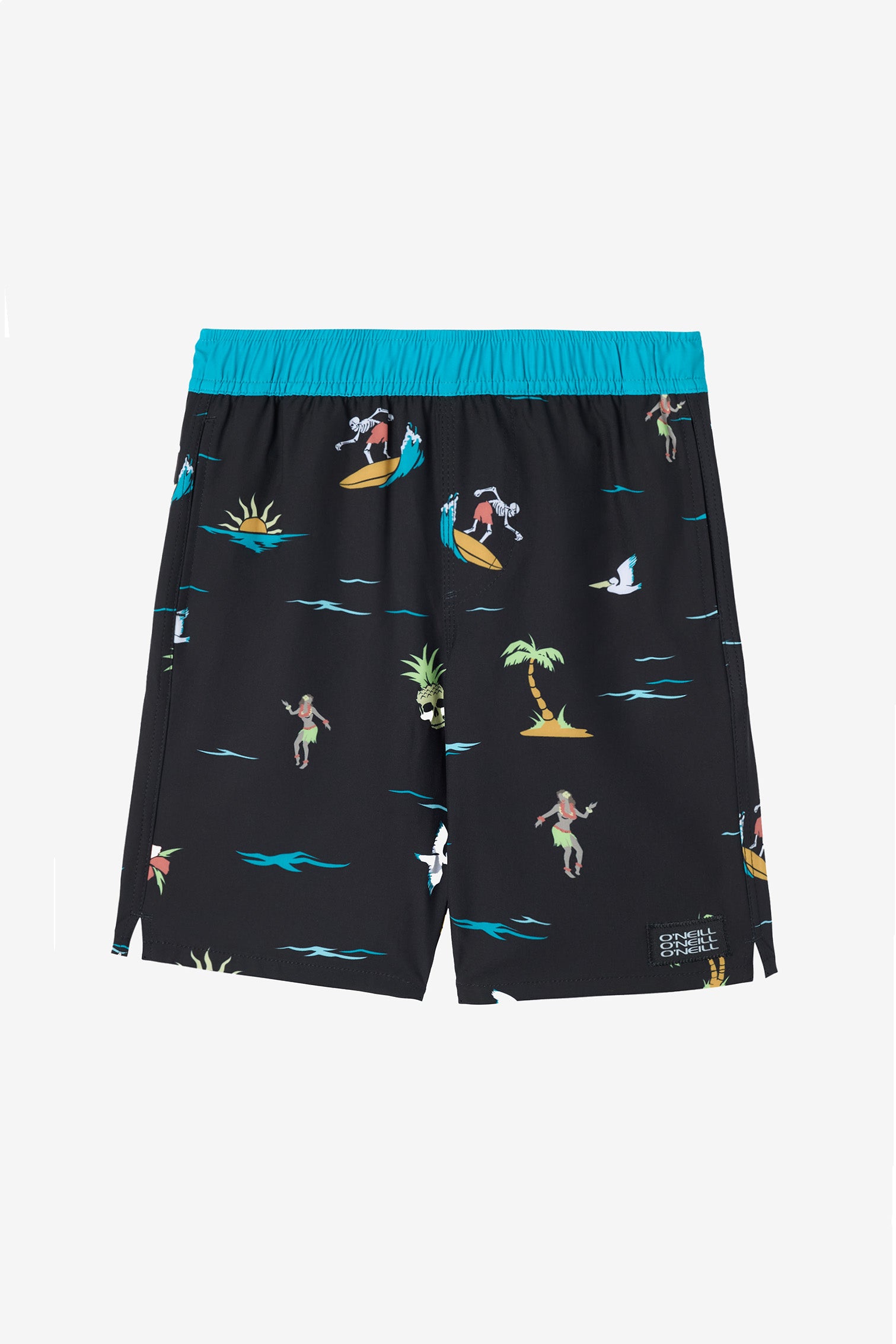 LITTLE BOY'S HERMOSA ELASTIC WAIST 16" SWIM TRUNKS