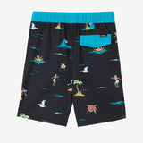 Little Boy's Hermosa Elastic Waist 16" Swim Trunks