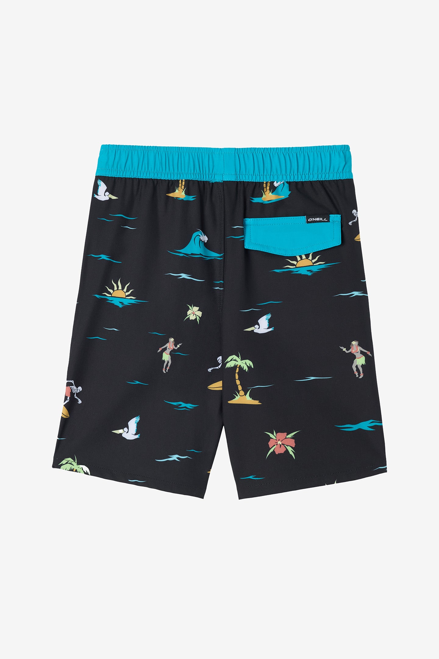 LITTLE BOY'S HERMOSA ELASTIC WAIST 16" SWIM TRUNKS