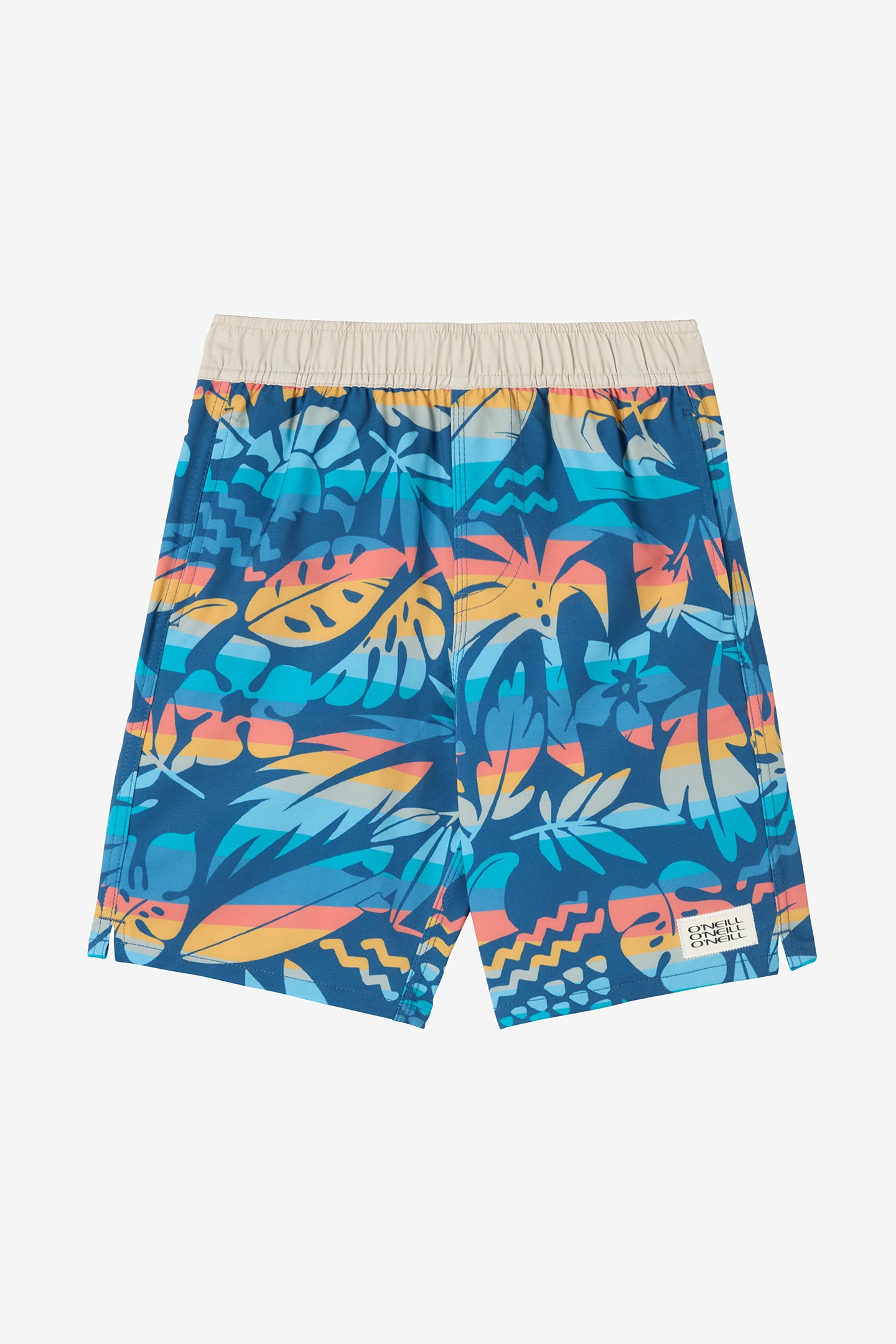 LITTLE BOY'S HERMOSA ELASTIC WAIST 16" SWIM TRUNKS