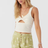 Jayde Twist Knit Tank Top