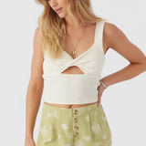 Jayde Twist Knit Tank Top