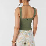 Jayde Twist Knit Tank Top