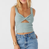 Jayde Twist Knit Tank Top