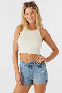 Alyx Rib Top Top - Winter White | O'Neill