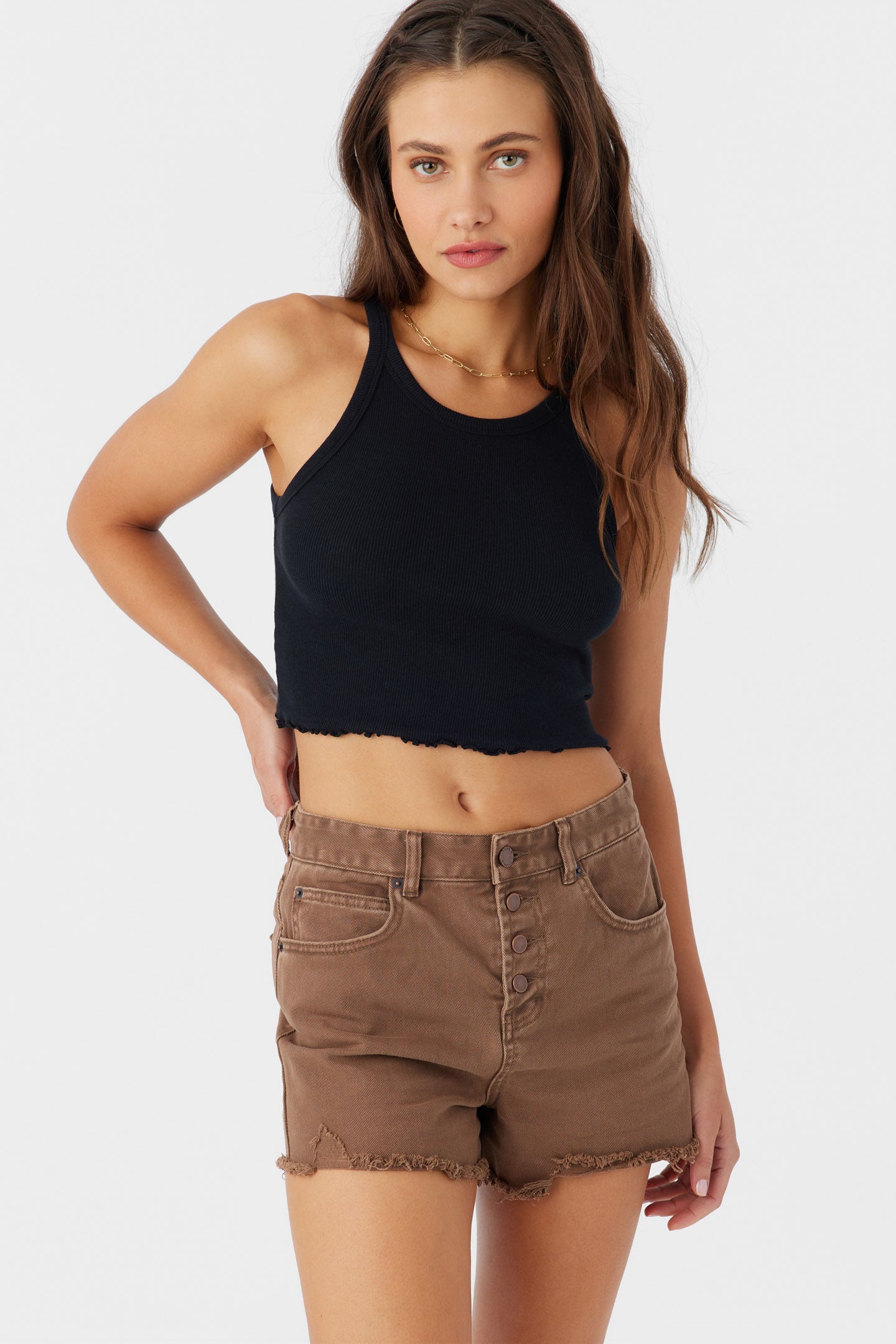 Alyx Rib Top Top - Black | O'Neill