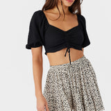Polly Textured Knit Crop Top