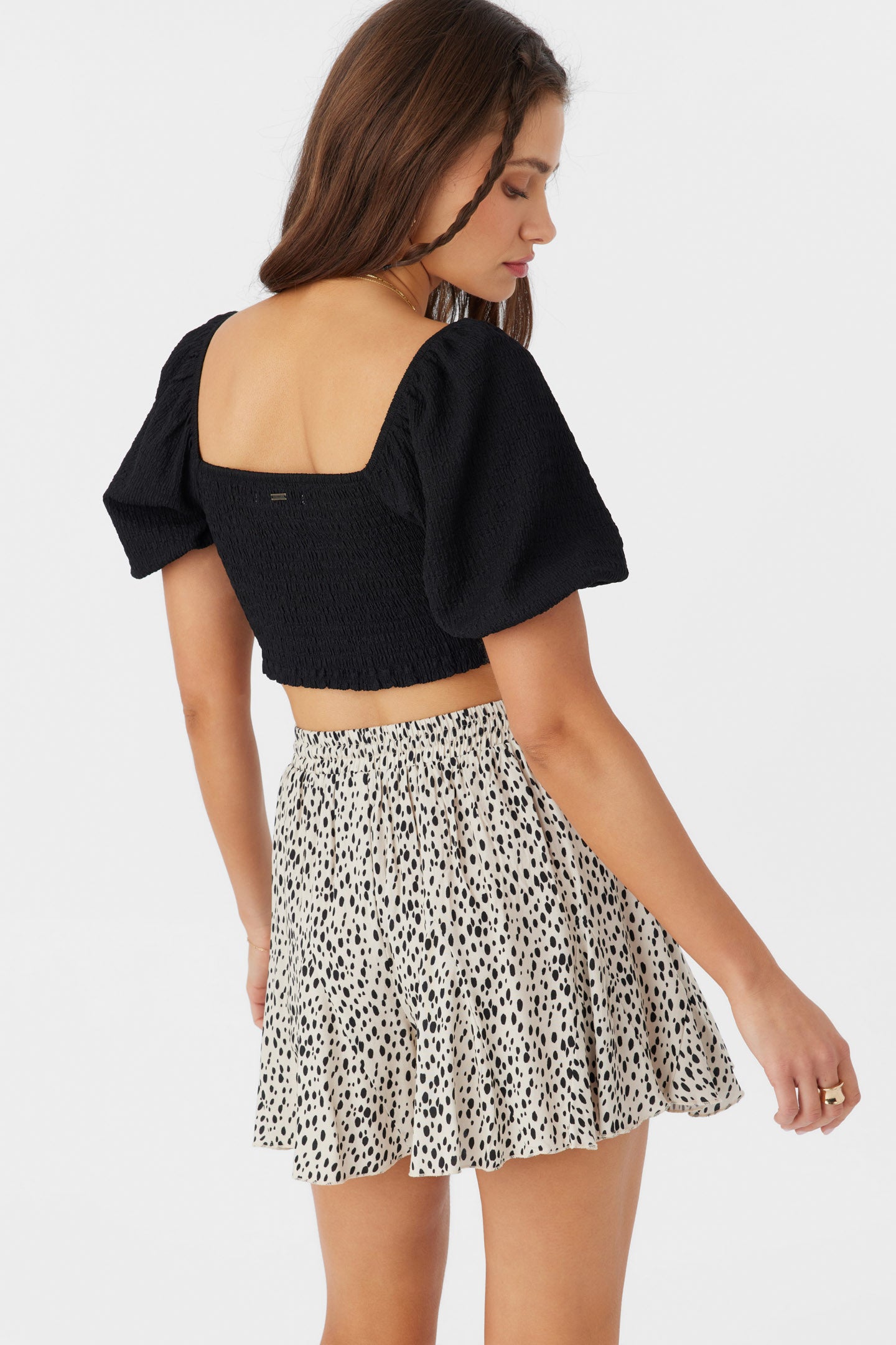 POLLY TEXTURED KNIT CROP TOP