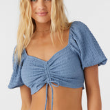 Polly Textured Knit Crop Top