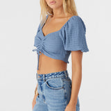 Polly Textured Knit Crop Top