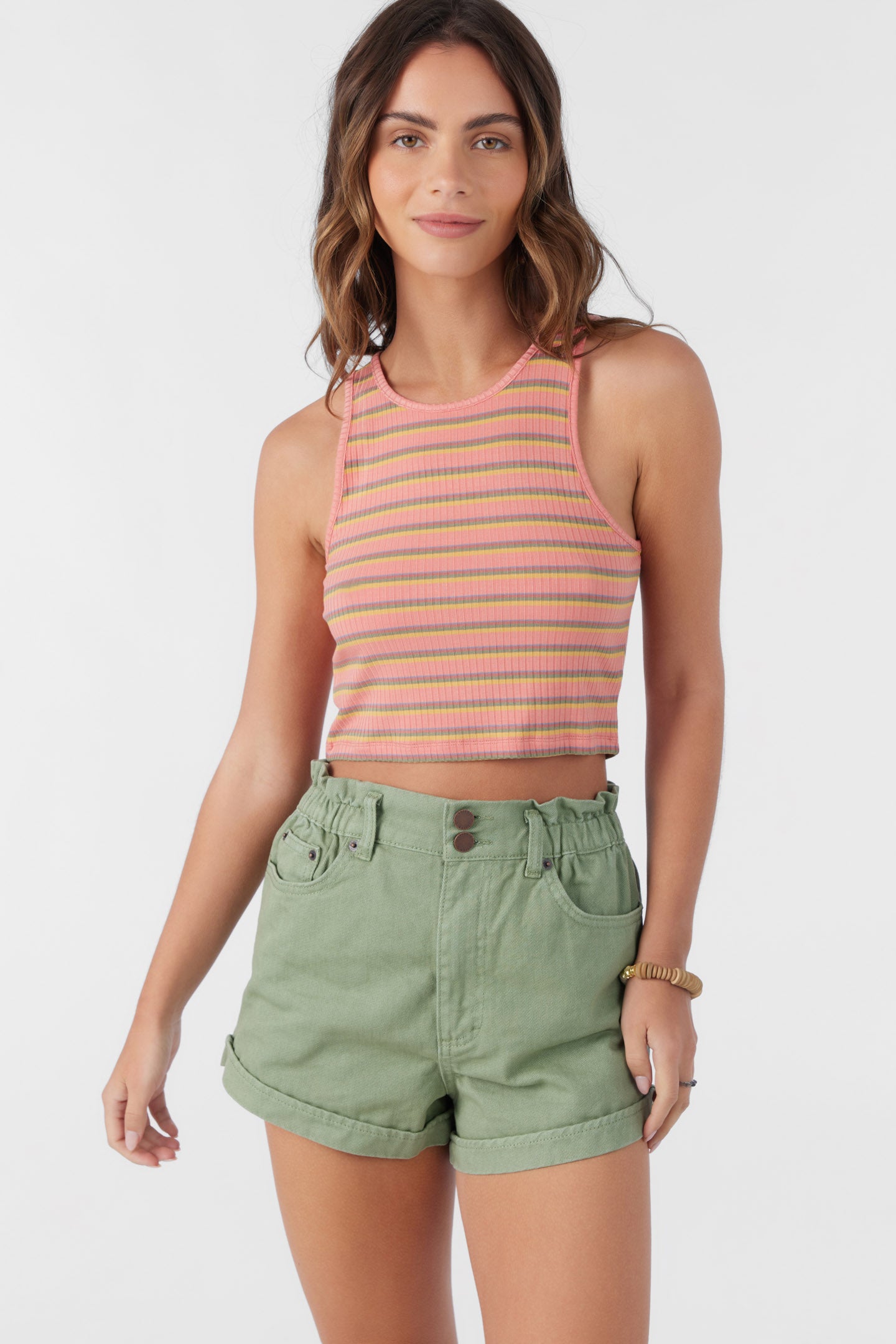 JESSE DAYBREAK STRIPE KNIT TOP