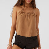 Anya Crinkle Double Gauze Tank Top