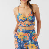 Farrah Jadia Floral Crop Top