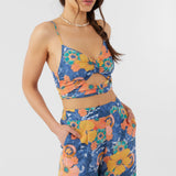 Farrah Jadia Floral Crop Top