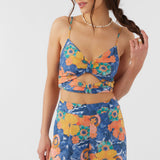 Farrah Jadia Floral Crop Top