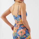 Farrah Jadia Floral Crop Top