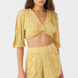 Sylas Isabella Ikat Crop Top