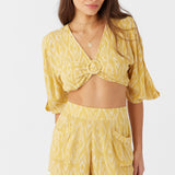 Sylas Isabella Ikat Crop Top