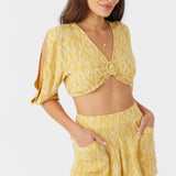 Sylas Isabella Ikat Crop Top