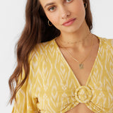 Sylas Isabella Ikat Crop Top