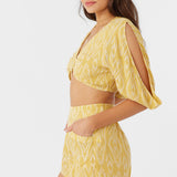 Sylas Isabella Ikat Crop Top