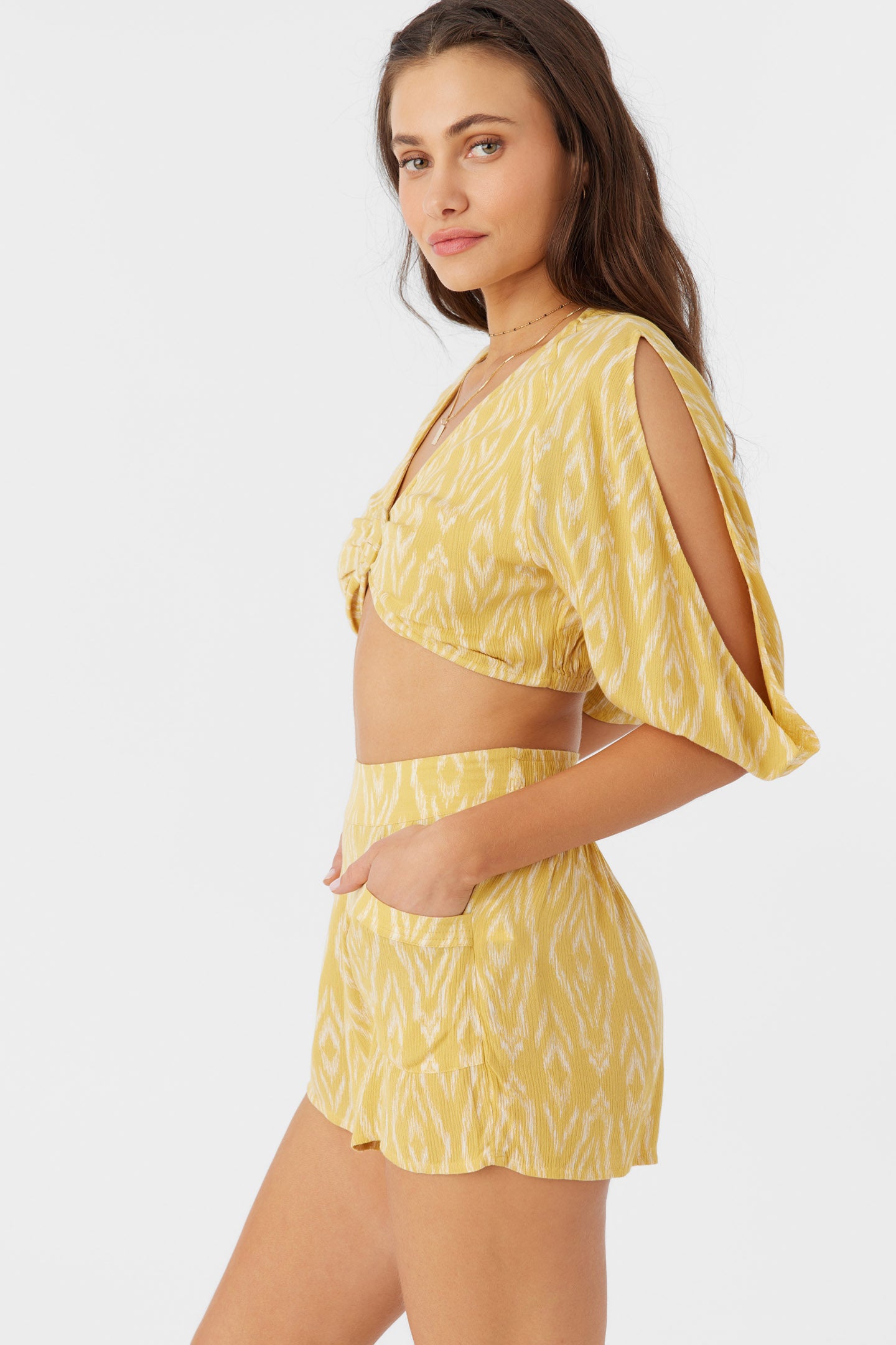 SYLAS ISABELLA IKAT CROP TOP