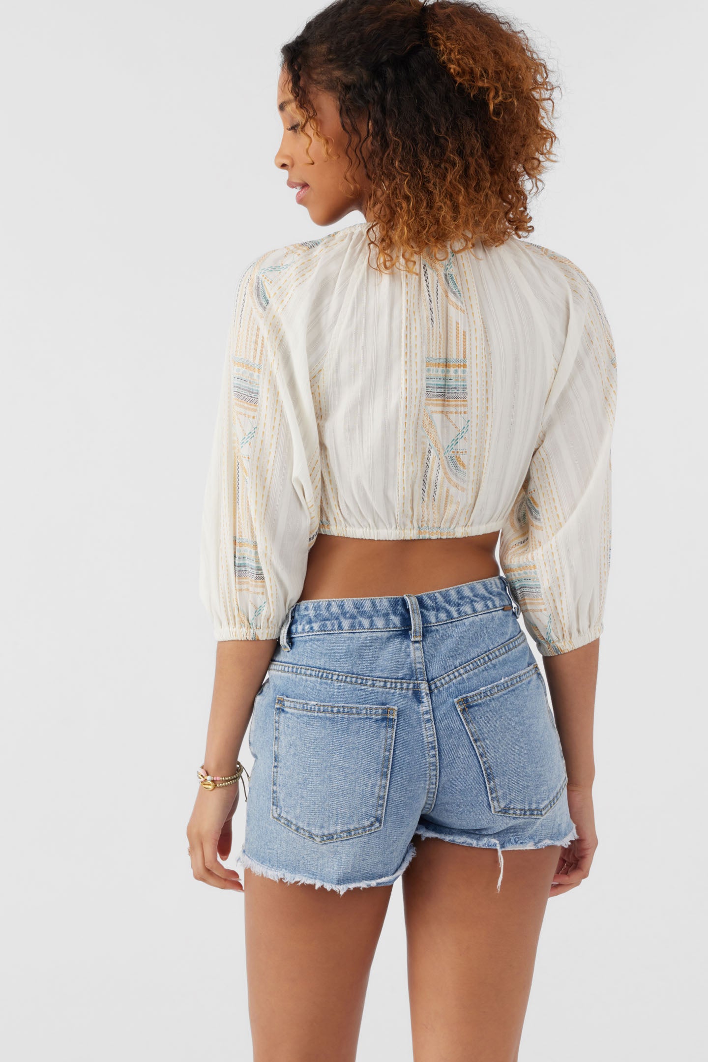 Adilah Top Long Sleeve - Winter White | O 