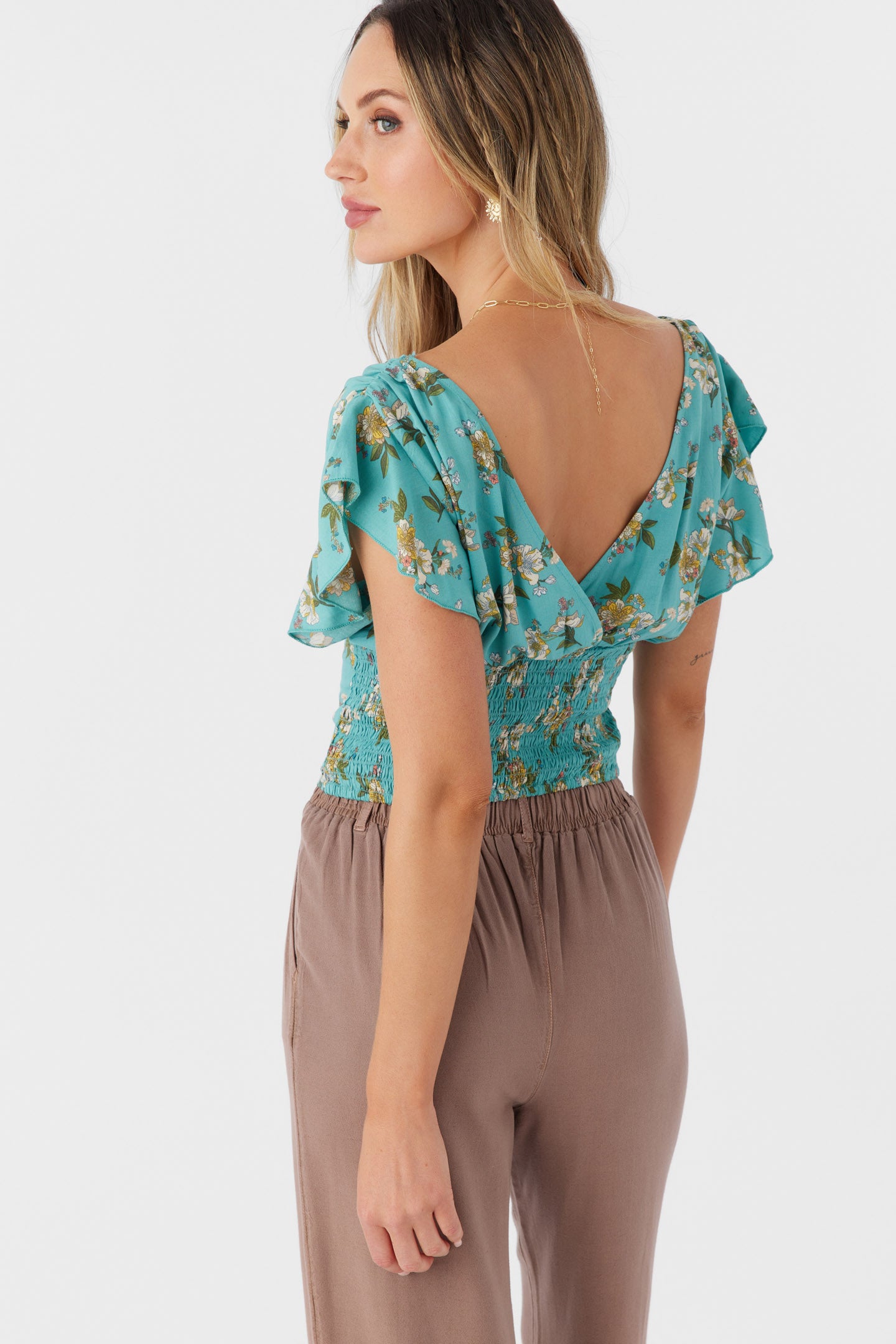 BONNIE MARLOW FLORAL TOP