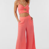 Farrah Solid Crop Top