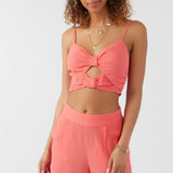 Farrah Solid Crop Top