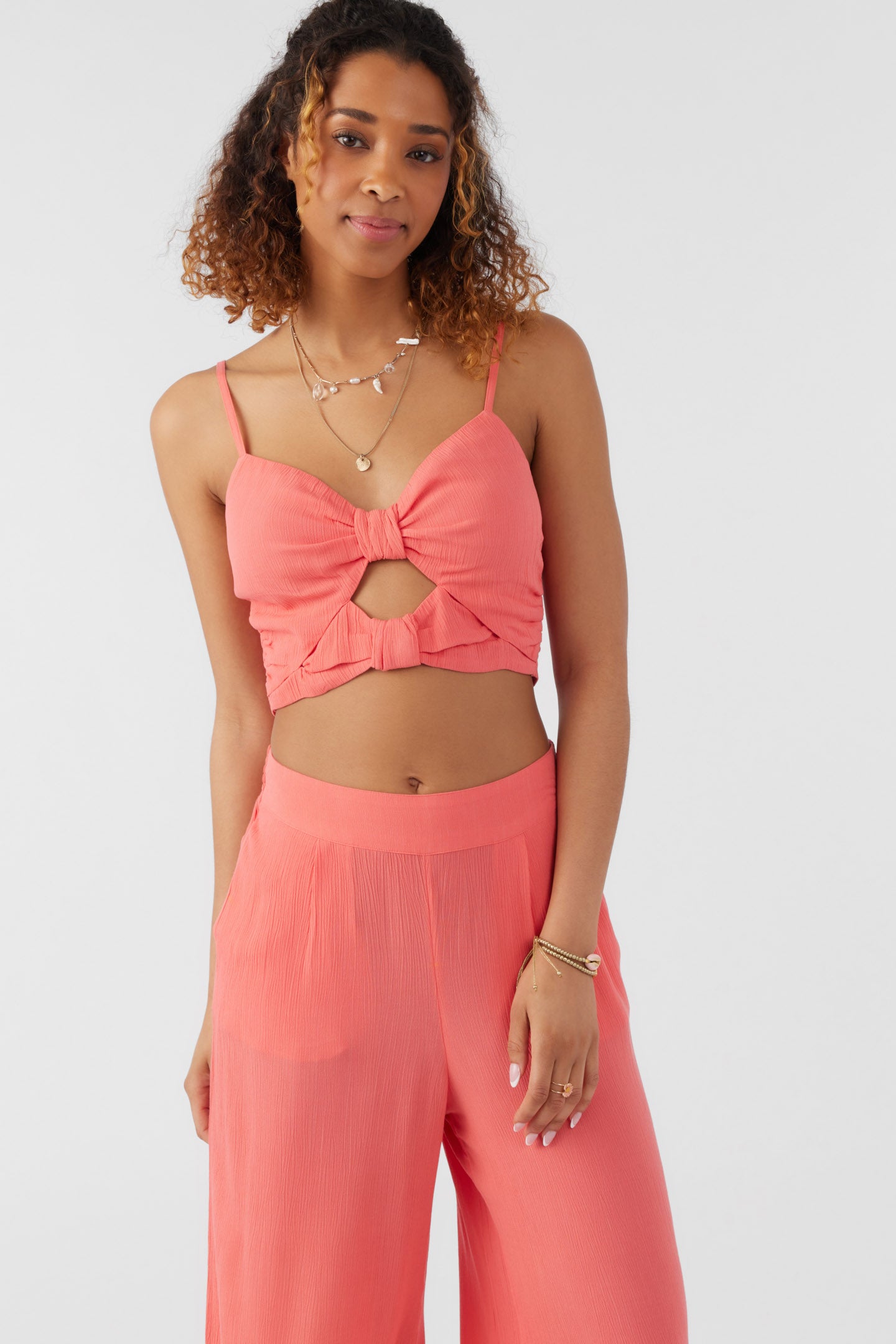 FARRAH SOLID CROP TOP