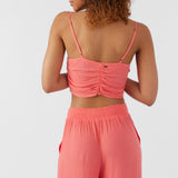 Farrah Solid Crop Top