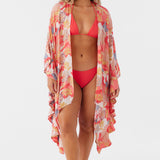 Natalie Antayla Floral Kimono Cover-Up