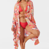 Natalie Antayla Floral Kimono Cover-Up