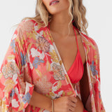 Natalie Antayla Floral Kimono Cover-Up