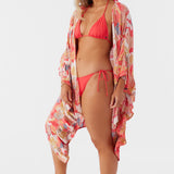 Natalie Antayla Floral Kimono Cover-Up