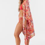 Natalie Antayla Floral Kimono Cover-Up