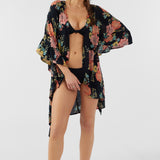 Natalie Kali Floral Kimono Cover-Up