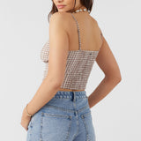 Kalia Cece Gingham Top