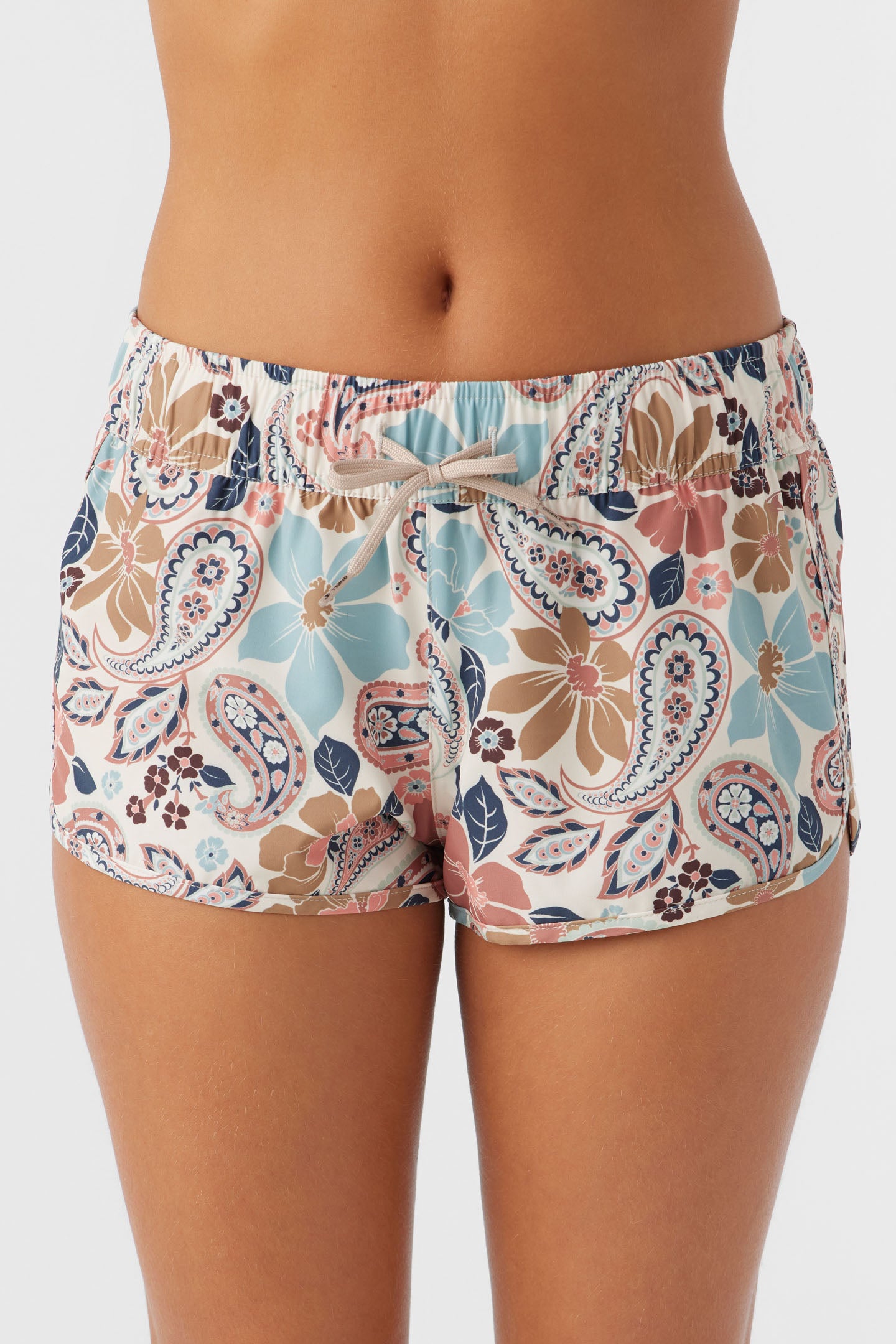 SALTWATER ESSENTIALS LANEY PRINTED 2" ELASTIC BOARDSHORTS