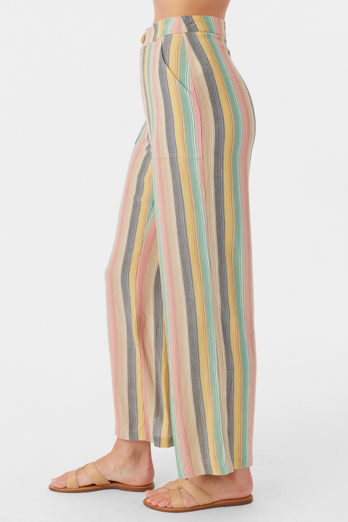 RYLAN BEACHBOUND STRIPE WIDE LEG PANTS