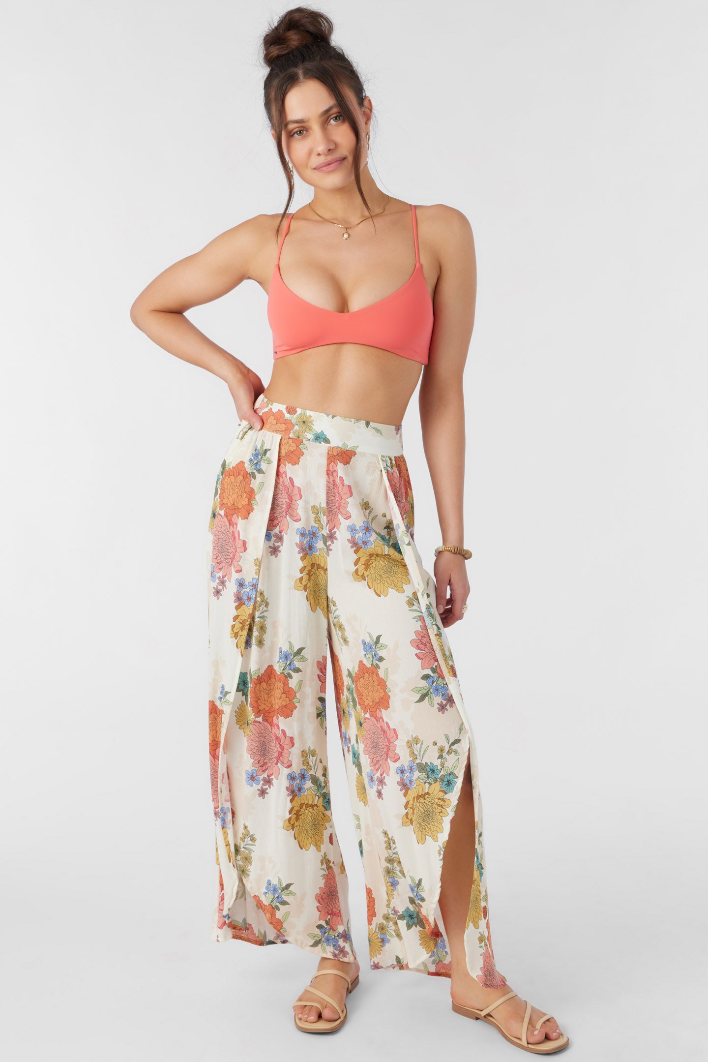 TYMEA KALI FLORAL FLY AWAY BEACH PANTS