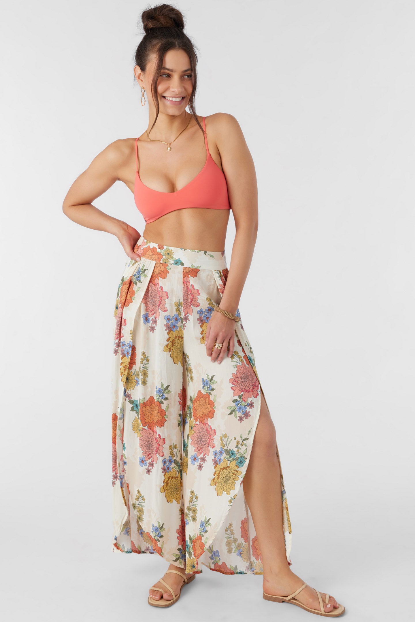 TYMEA KALI FLORAL FLY AWAY BEACH PANTS