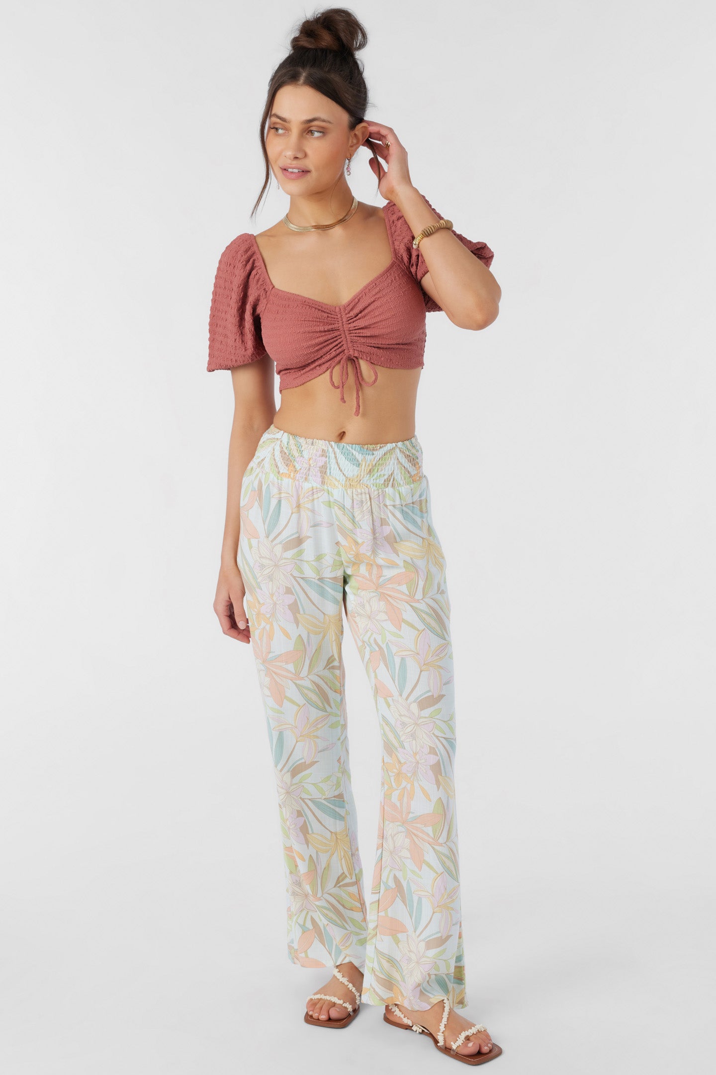 JOHNNY DALIA FLORAL BEACH PANTS