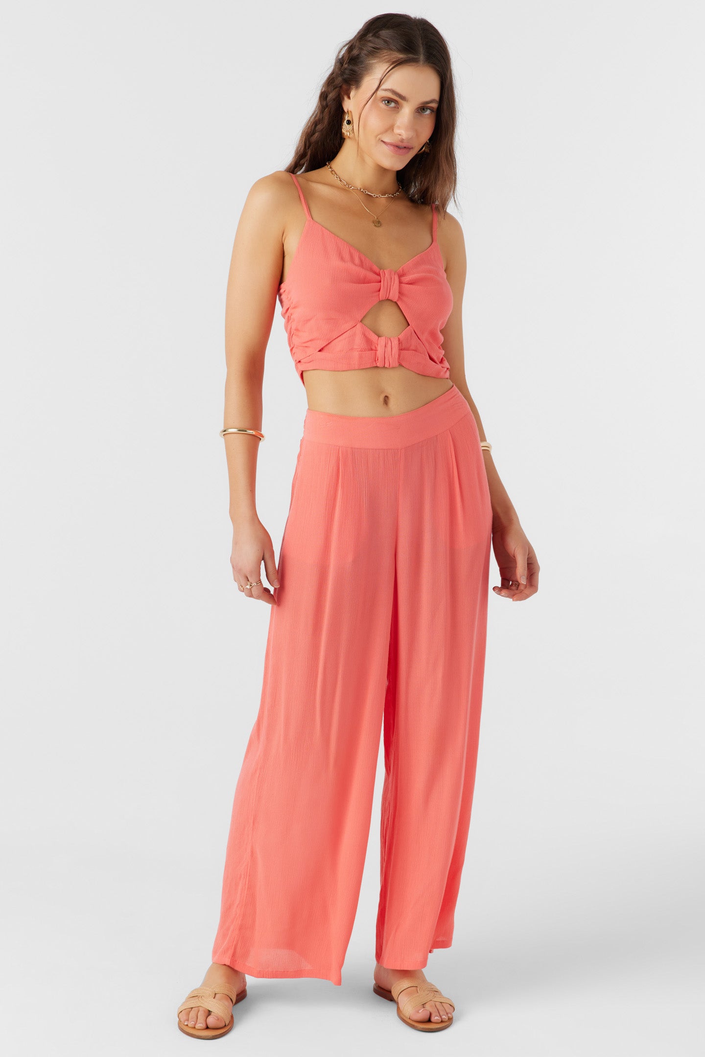 FARRAH SOLID BEACH PANTS