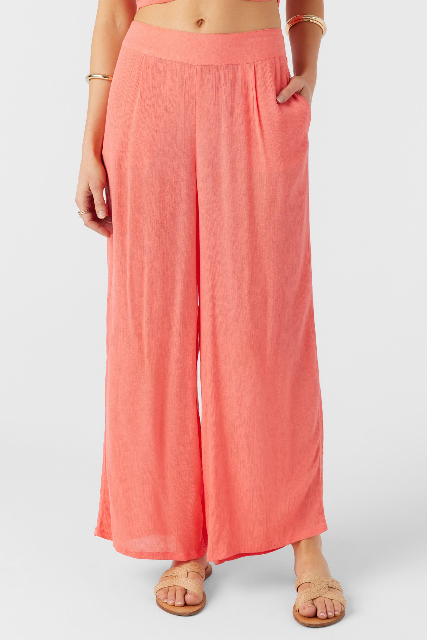 FARRAH SOLID BEACH PANTS