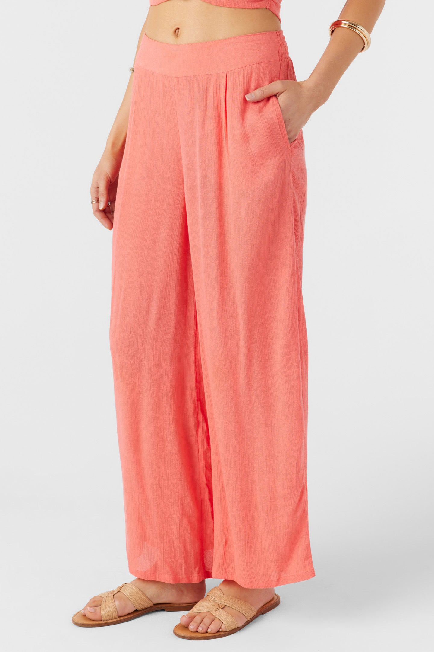 FARRAH SOLID BEACH PANTS